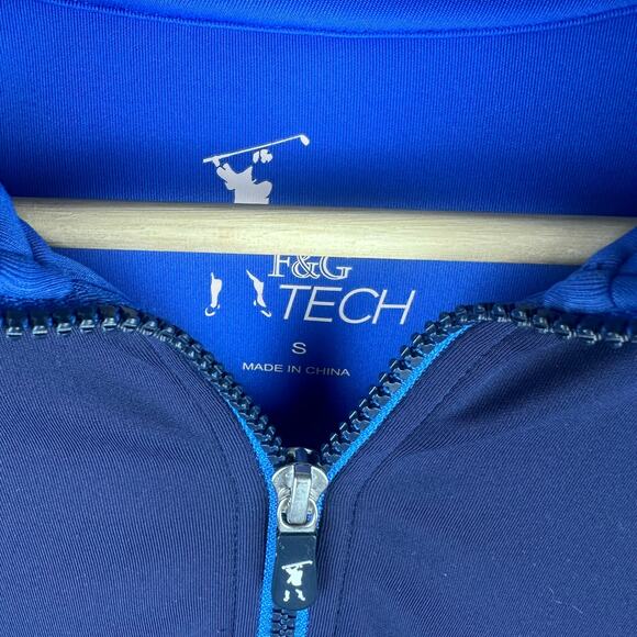 Fairway & Greene Men's Size S Golf Quarter Zip 1/4 Zip Pullover Sweatshirt - Picture 7 of 8